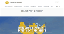 Desktop Screenshot of pharmapropertygroup.com